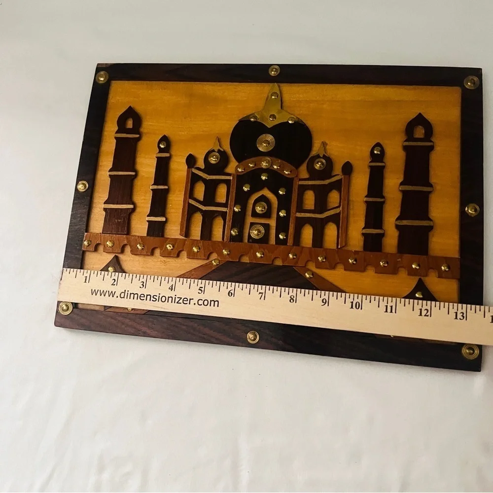 Hand Crafted Artistic Wall Decor Bundle of 3 Brown and Gold Beautiful Designs